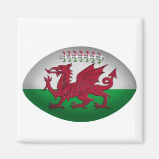 Wales Rugby Ball Magnet