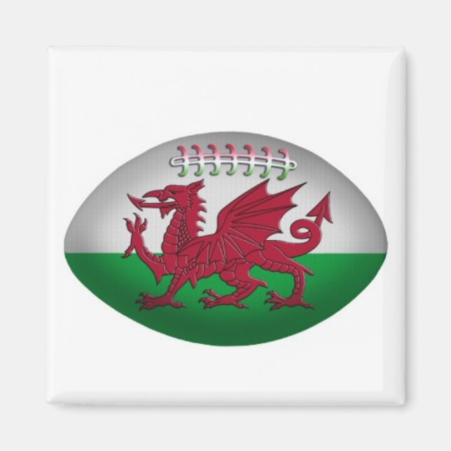 Wales Rugby Ball Magnet (Vorne)