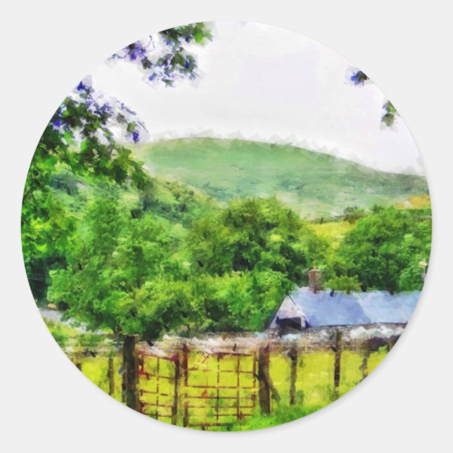 WALES RUNDER AUFKLEBER (Vorderseite)