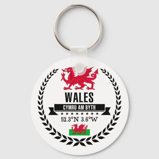 Wales Schlüsselanhänger (Vorderseite)
