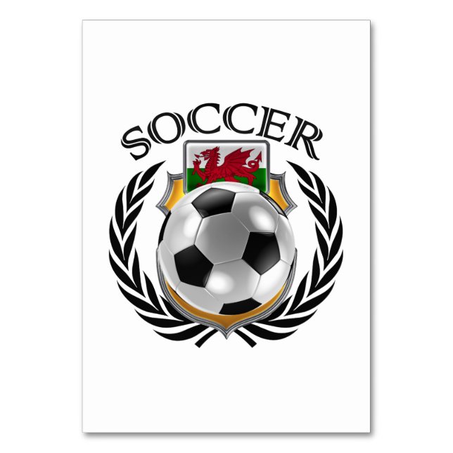 Wales Soccer 2016 Fangerät Tischnummer (Rückseite)