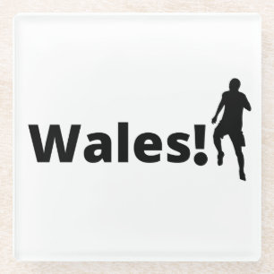 Wales Soccer Glasuntersetzer