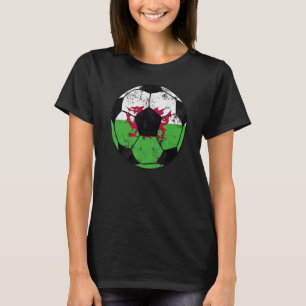 Wales Soccer Wales Flag Football 3 T-Shirt