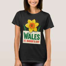 Wales St. Davids Tag Narzissen-Design
