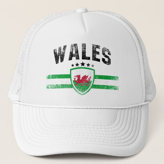Wales Truckerkappe (Vorderseite)