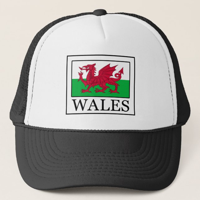 Wales Truckerkappe (Vorderseite)