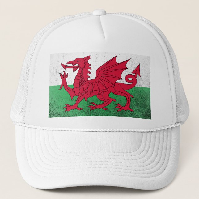 Wales Truckerkappe (Vorderseite)