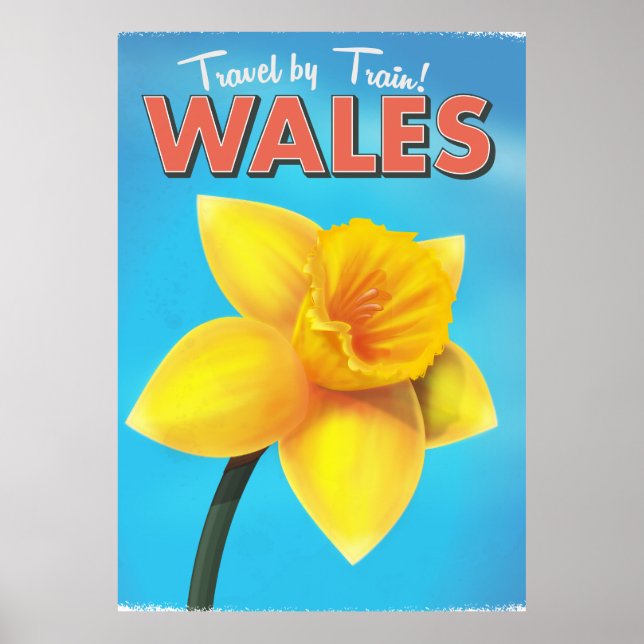 Wales Vintage Reiseplakat Poster (Vorne)