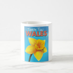 Wales Vintage Reiseplakat Tasse