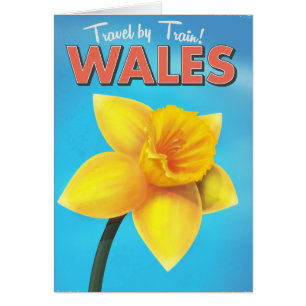 Wales Vintage-Reiseposter