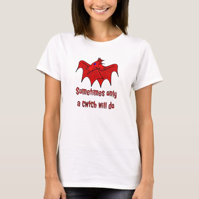 Wales, Waliser-Drachen Cwtch T-Shirt (Vorderseite)
