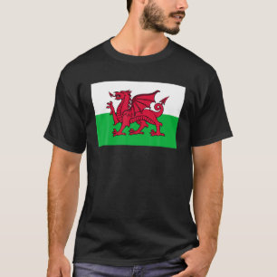 Wales Welsh A Dragon Flag T-Shirt