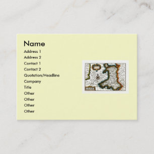 Waleskarte und/oder -flagge visitenkarte