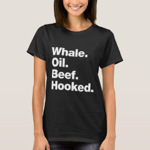 Walfett-Rindfleisch-Haken-Funny-Deadpan-Irischer A T-Shirt