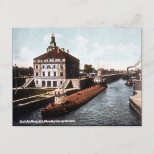 Walfischrücken bei den Sault - Vintage Postkarte