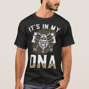 Walhalla Nordischer Krieger in meiner DNA Wikinger T-Shirt