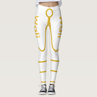 Wali in goldenen Buchstaben Leggings