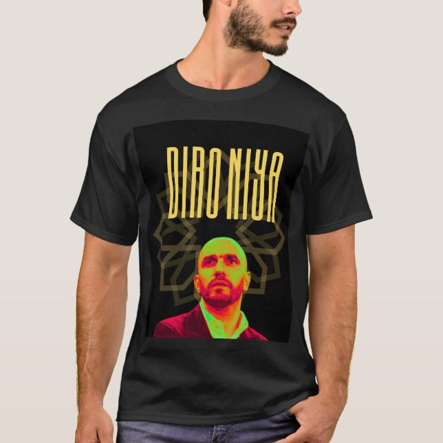 Walid Regragui “Diro Niya” T-Shirt – Yellow&black (Vorderseite)