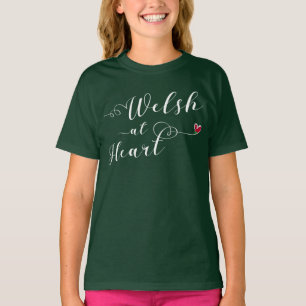Waliser am Herz-T-Shirt, Wales T-Shirt