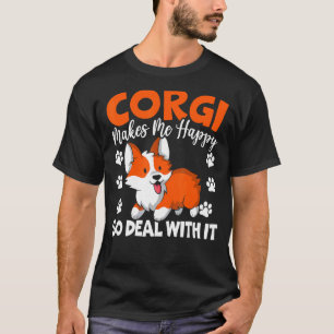 Waliser Corgi Hund  Welpe Besitzer Corgi Züchter P T-Shirt