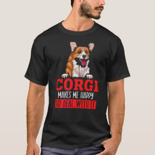 Waliser Corgi Hund Welpe Besitzer Corgi Züchter Pu T-Shirt