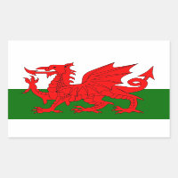Waliser-Drache-Flagge