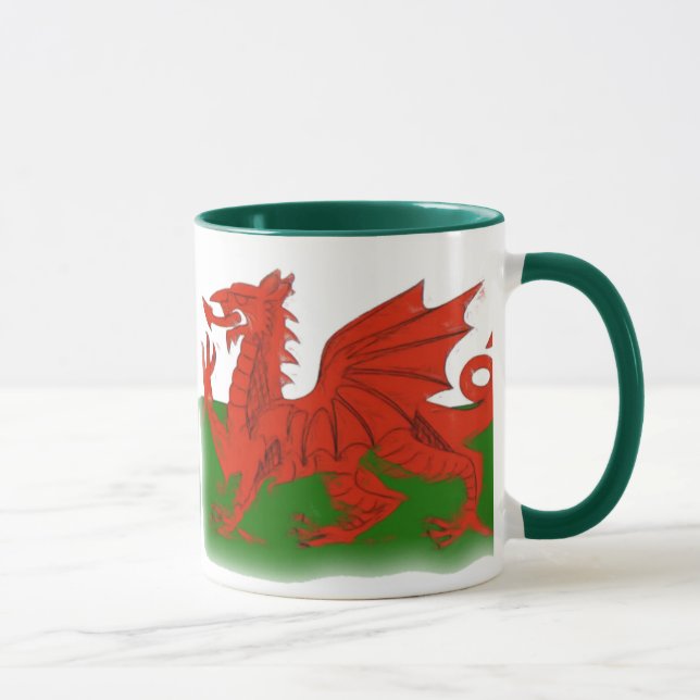 Waliser-Drache-Tasse Tasse (Rechts)