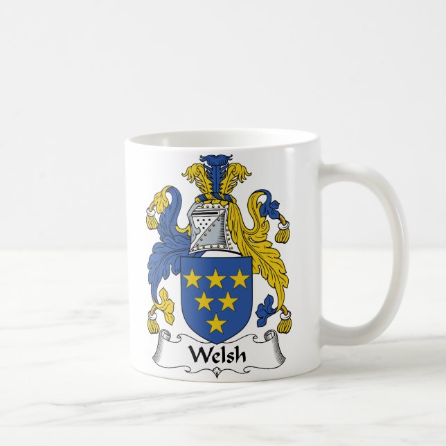 Waliser-Familienwappen Kaffeetasse (Rechts)