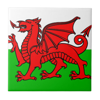 Waliser-Flagge Fliese