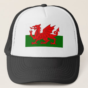 Waliser-Flagge Truckerkappe