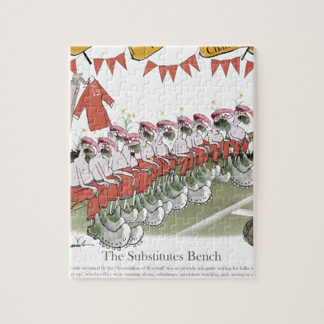 Waliser-Fußballersatz Puzzle (Vertikal)