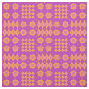 Waliser-Imitat-Tapisserie-Orange auf magentarotem Stoff