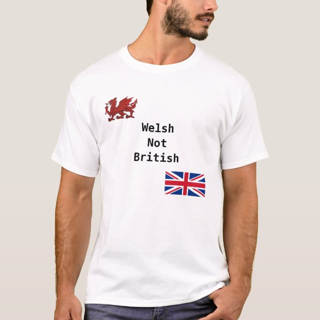 Waliser nicht britisch T-Shirt (Vorderseite)