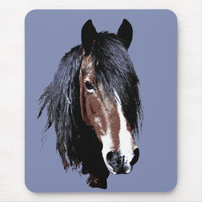Waliser-Pfeilerporträt Mousepad (Vorne)