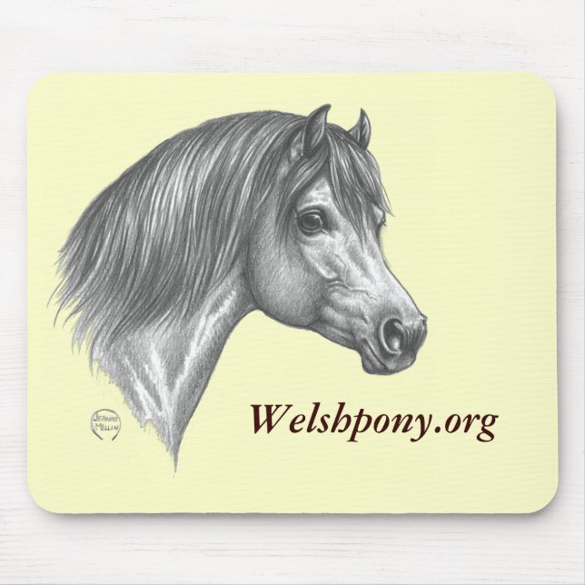 Waliser-PonyMausunterlage Mousepad (Vorne)