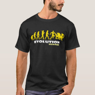 WALISER-RUGBY-WALES-AFFE ZUR EVOLUTION T-Shirt