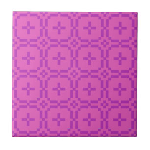 Waliser-Tapisserie-Muster, Chic-rosa Fliese