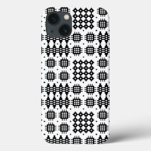 Waliser-Tapisserie-Schwarzes, weißer iPhone 6 Case-Mate iPhone Hülle