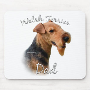 Waliser-Terrier-Vater 2 Mousepad