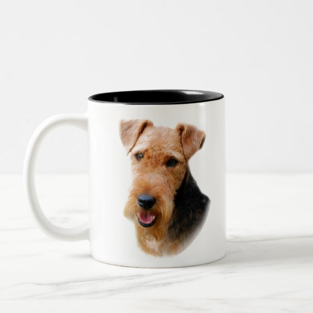 Waliser Terrier Zweifarbige Tasse (Links)