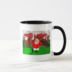 Waliser und stolze Rugby-Tasse Tasse