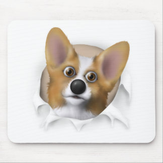 WaliserCorgi 1, der heraus sprengt Mousepad