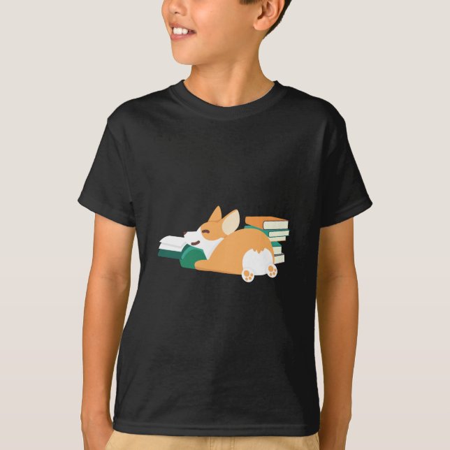 WaliserCorgi, der einen T-Shirt (Vorderseite)
