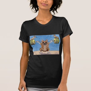 Walisercorgi-Gewichtsanheben T-Shirt