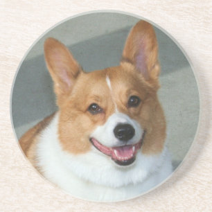 Walisercorgi-Untersetzer Sandstein Untersetzer