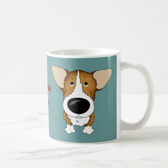 Walisercorgi-Vater-Tasse Tasse (Rechts)