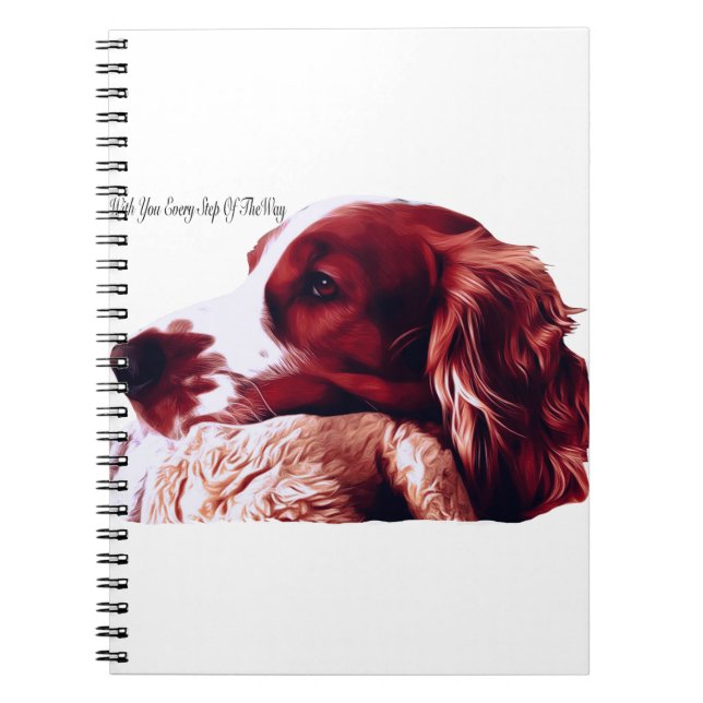 WaliserSpringerspaniel-Liebe Notizblock (Vorderseite)