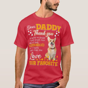 Walish Corgi Sehr geehrter Daddy Danke, dass du me T-Shirt
