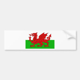 Walisisch / Wales Flag - Cymru Hochwertiges Bild Autoaufkleber