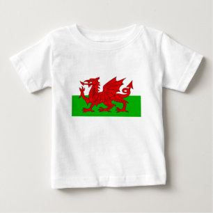 Walisisch / Wales Flag - Cymru Hochwertiges Bild Baby T-shirt